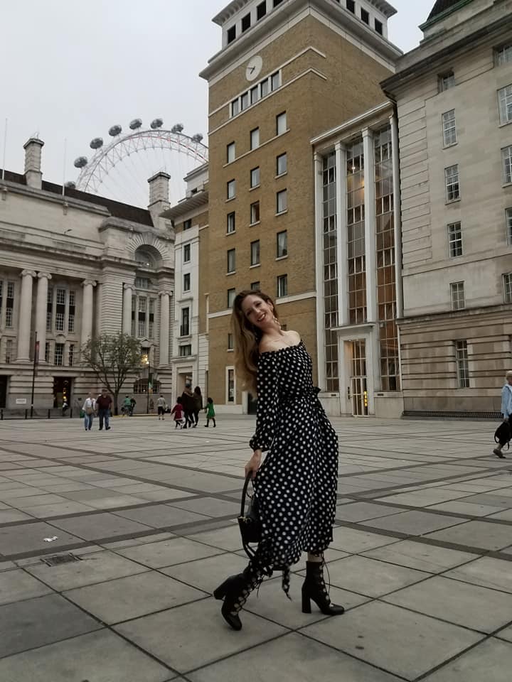 polka dot dress london eye