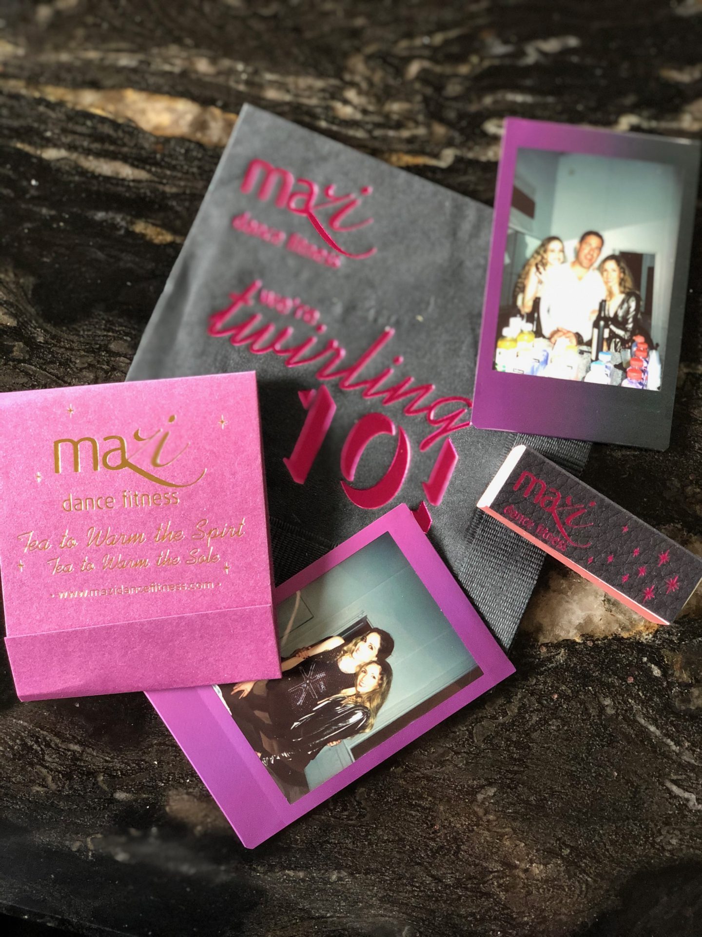 mazi dance fitness party favors