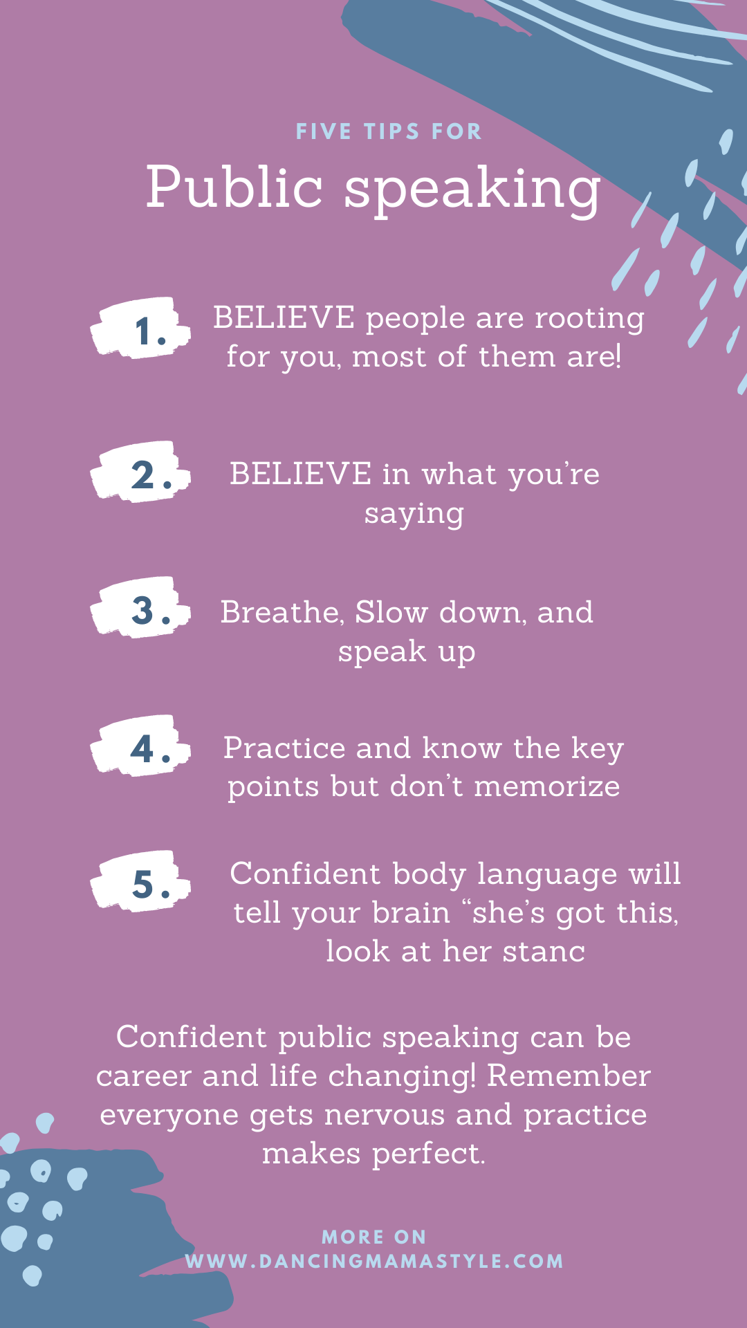 Tips for Public Speaking