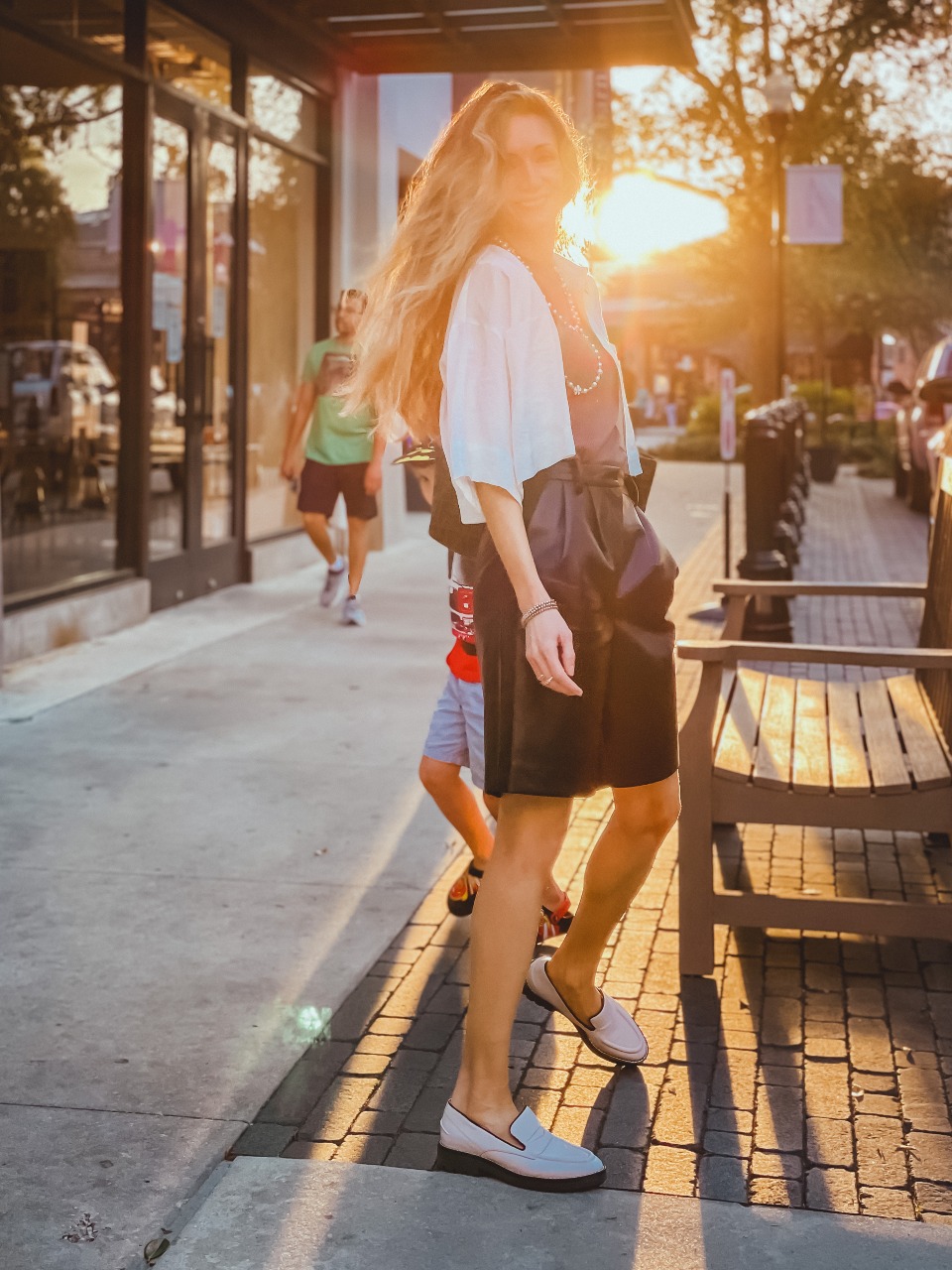 Styling Faux Leather Shorts