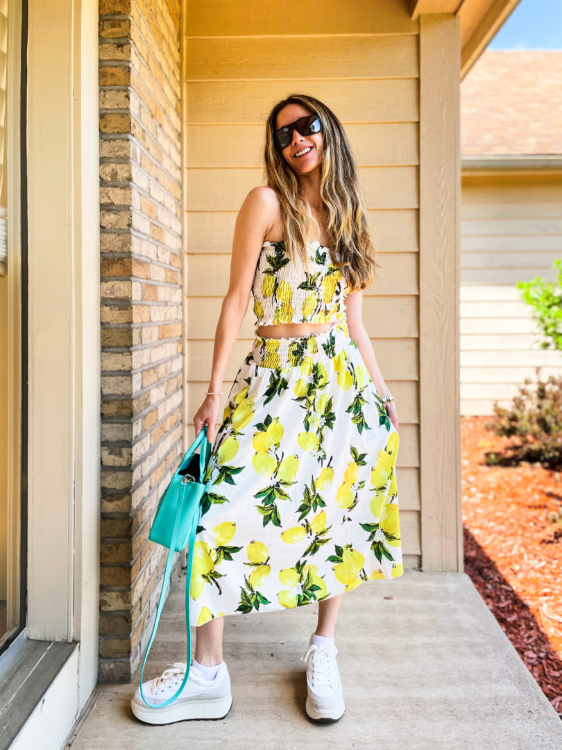 Dress and Sneakers Outfit